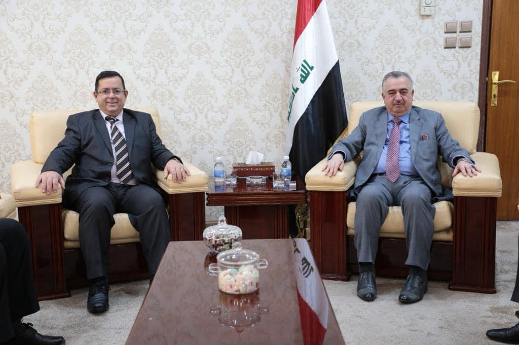 وكيل وزارة الخارجية للشؤون متعددة الأطراف والشؤون القانونية يستقبل سفير الجمهورية التونسية لدى جمهورية العراق